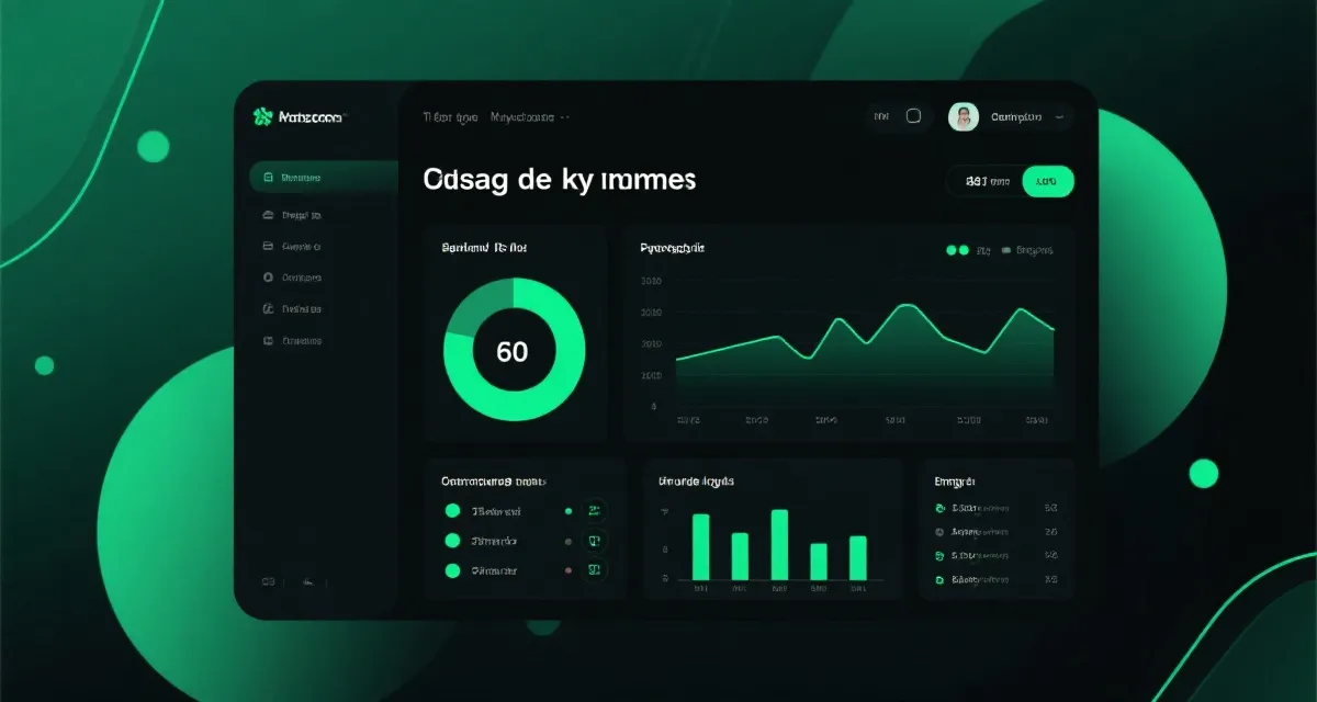 数据看板与走势分析示意